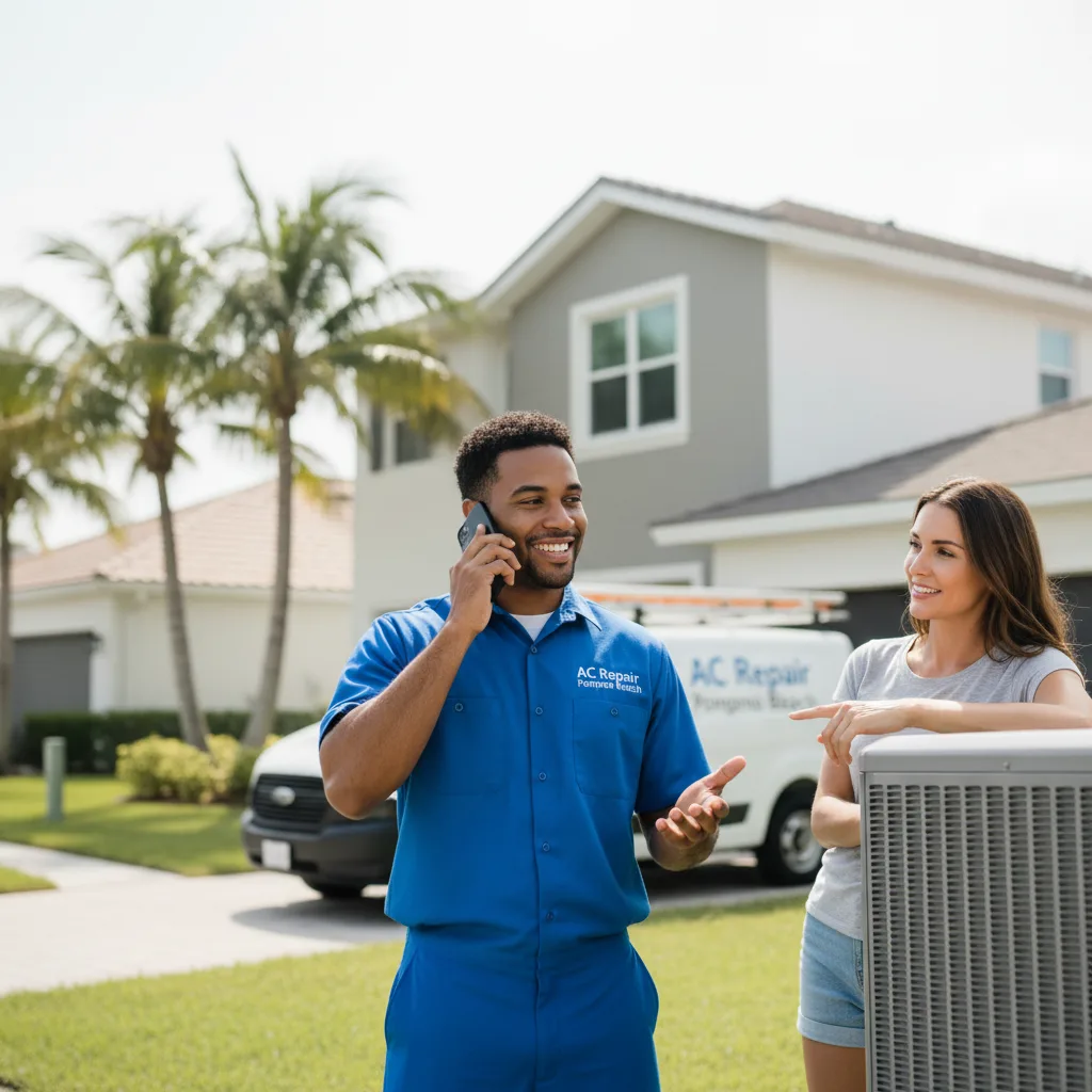 AC Repair Pompano Beach customer support in Brea